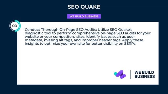 Seo Quake | SEO | We Build Business смотреть онлайн