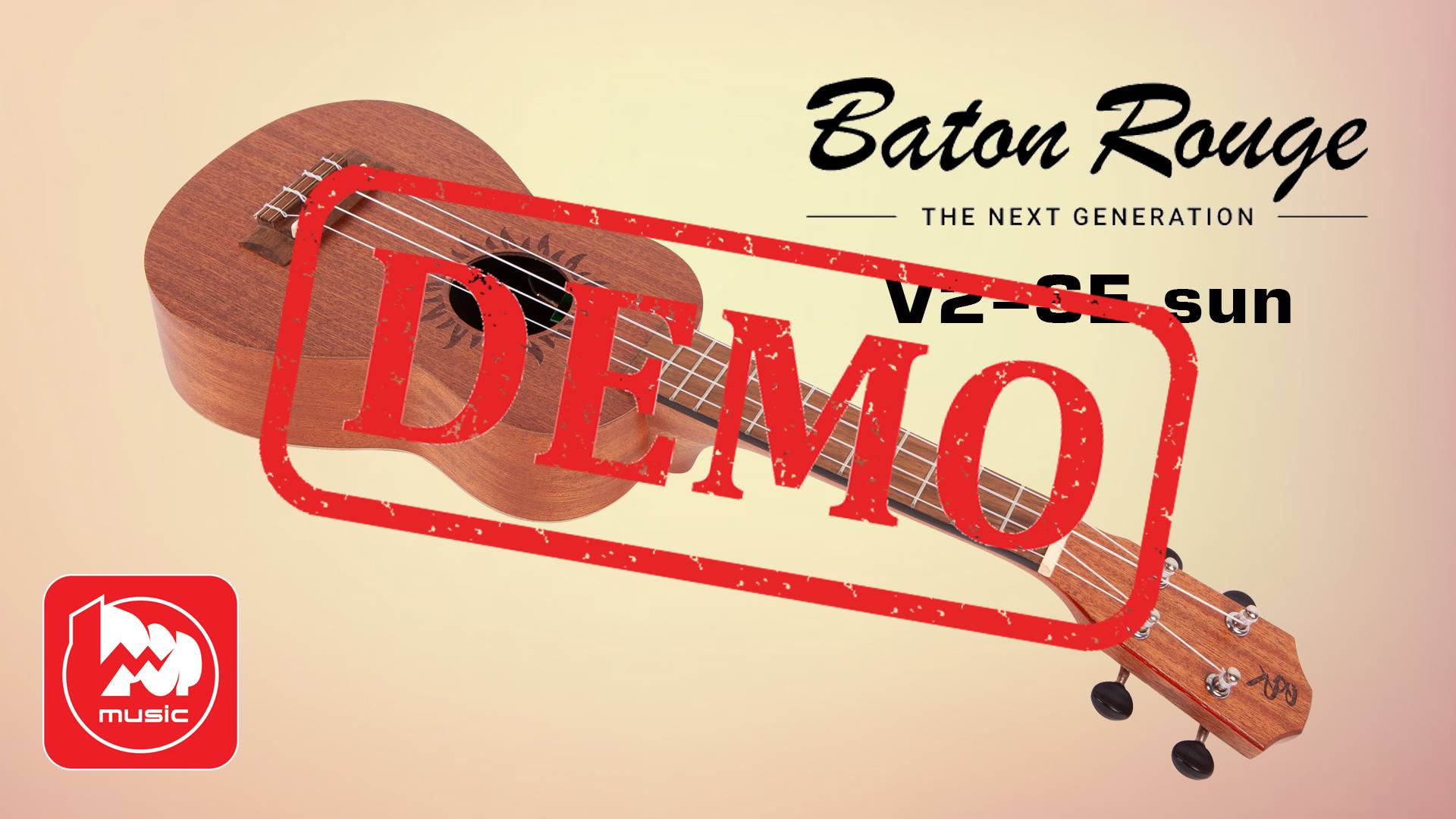 Укулеле BATON ROUGE V2-SE sun - демонстрация звучания смотреть онлайн