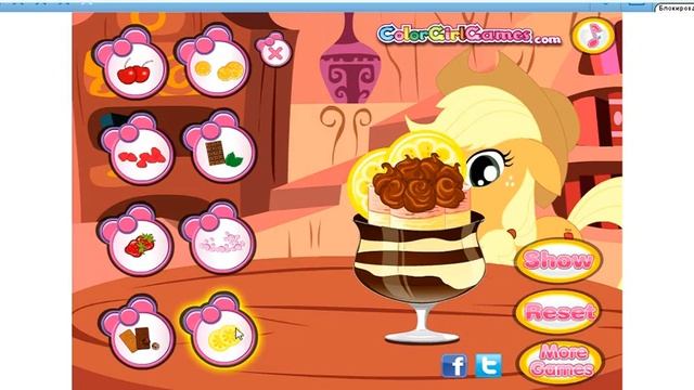 Игра Мороженое для маленьких пони онлайн смотреть онлайн