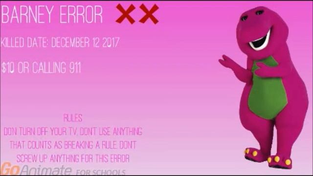 Barney Error TV Edition смотреть онлайн