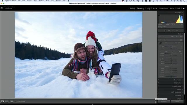 Scott Kelby Use Lightroom & Photoshop to Make Your Skies Look Awesome смотреть онлайн
