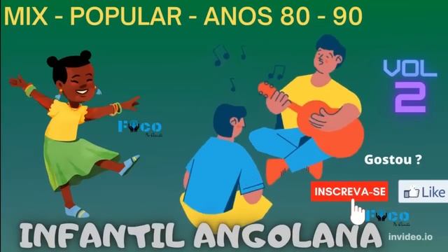KALUANDA PIÓ - Volume 2   Musicas Infantil Angolana  Anos 80 - 90 Vol 2