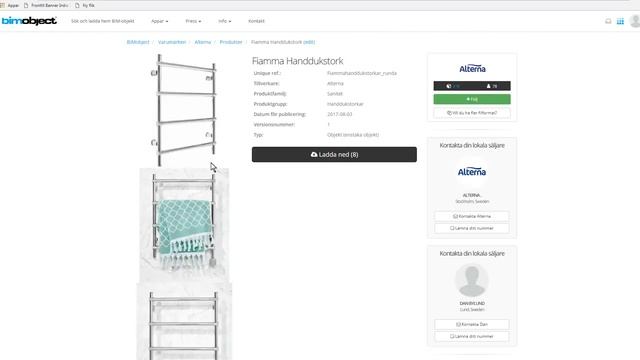 Alterna handdukstorkar i BIM смотреть онлайн