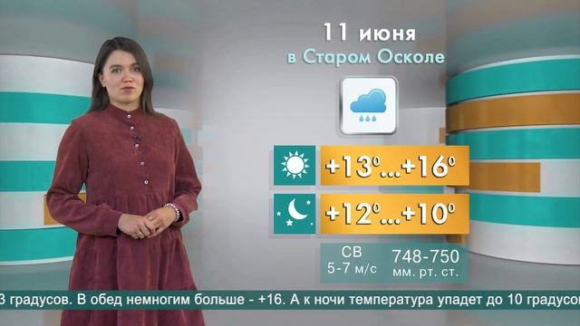 Погода в Старом Осколе на 11 июня смотреть онлайн