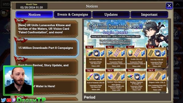 WOTV | FREE STUFF WEEK! | News | War of the Visions Final Fantasy Brave Exvius смотреть онлайн