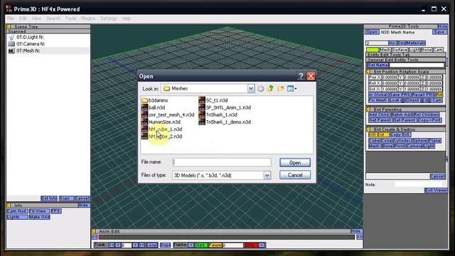 P3D FIle Open and basic mesh importing смотреть онлайн