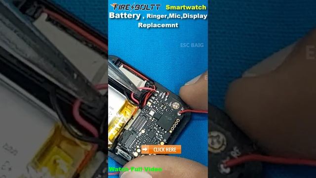 Fire boult watch Battery replace | Smartwatch Teardown #smartwatch смотреть онлайн