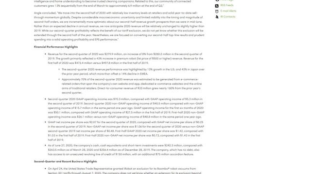IRobot Falls After Q2 Earnings Beat On All Aspects | Is IRobot Stock A Buy? смотреть онлайн