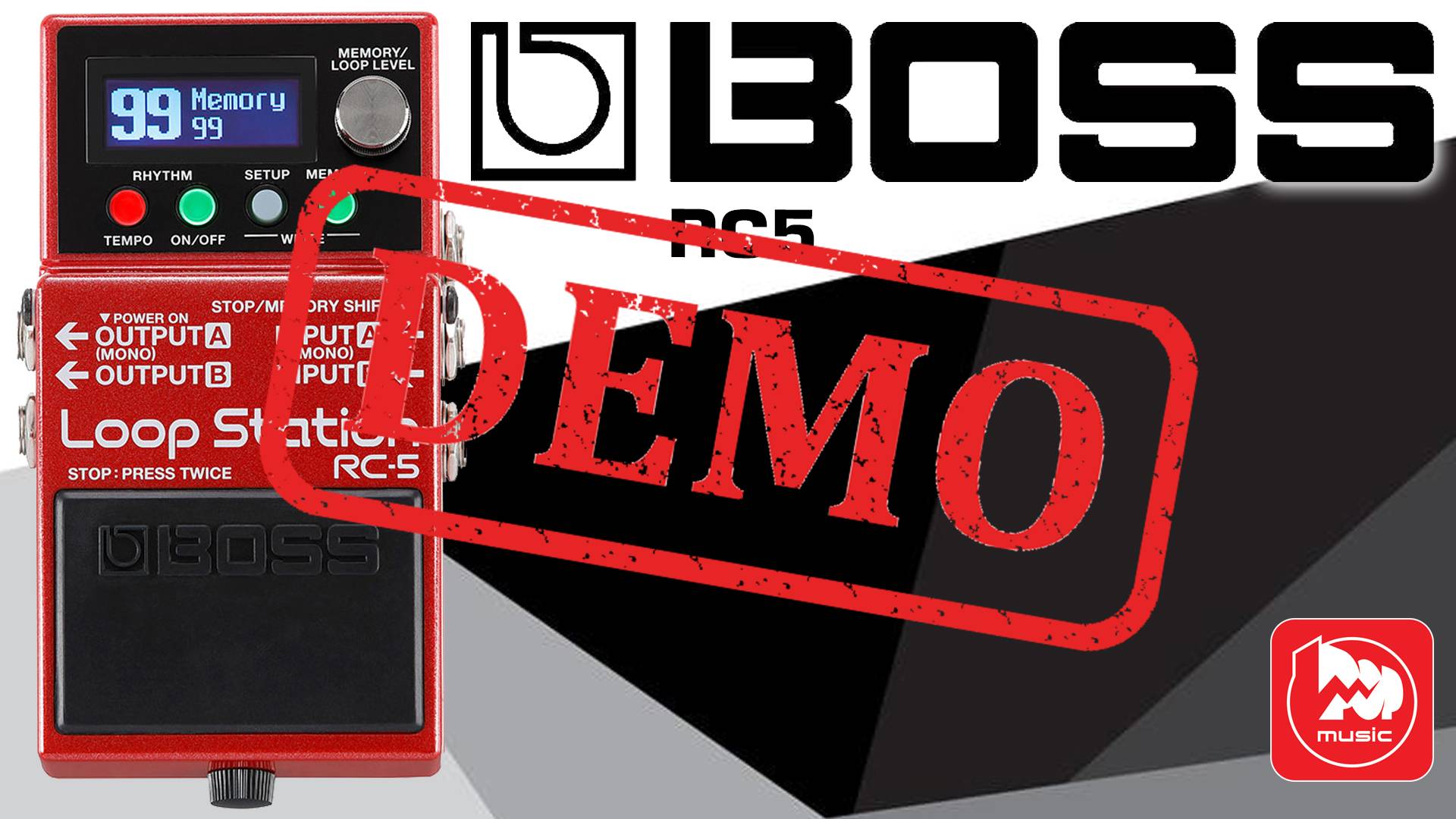 Гитарная педаль BOSS RC-5 - демонстрация звучания смотреть онлайн