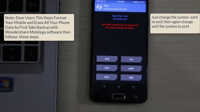 How to fix Failed to mount '/data' (Invalid argument) (100% working method) смотреть онлайн