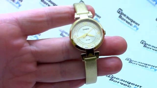 Часы Casio LTP-E403GL-9A - видео обзор от PresidentWatches.Ru смотреть онлайн
