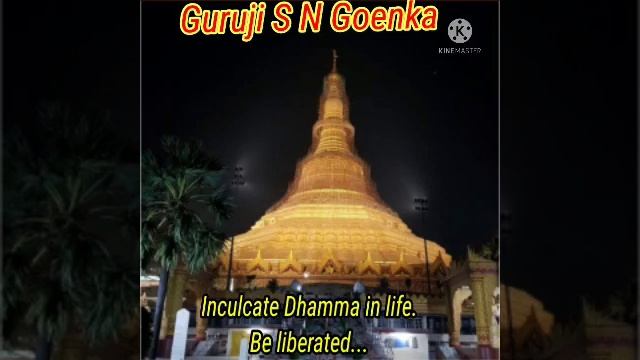 Vipassana Meditation.Guruji S N Goenka Says Inculcate Dhamma In Life.Q+A Eng. Develop Shruth Gyan