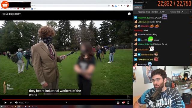 Hasanabi reacts to Proud Boys Rally | All Gas No Brakes смотреть онлайн