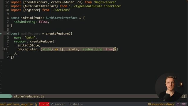 1006 Adding auth reducer смотреть онлайн