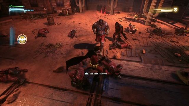 Batman Arkham Knight Batman And Robin Vs Albert King (Black/Red Skins) смотреть онлайн