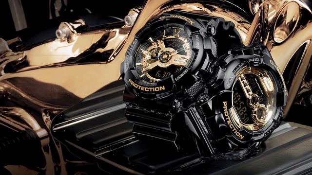 Яркий и Вызывающий G-SHOCK / Casio GD-100GB-1E смотреть онлайн