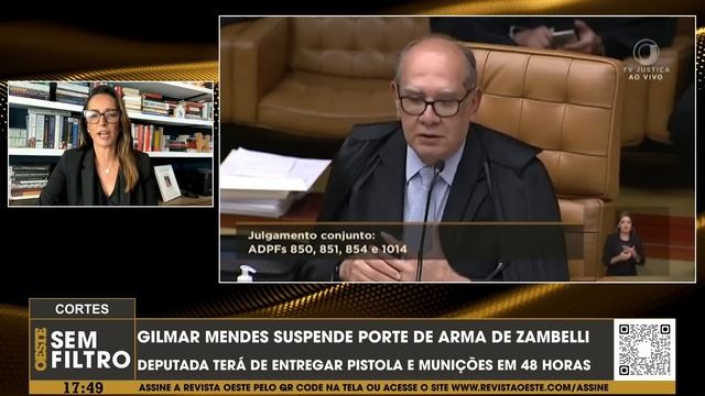 Gilmar Mendes suspende porte de arma de Carla Zambelli | #osf смотреть онлайн