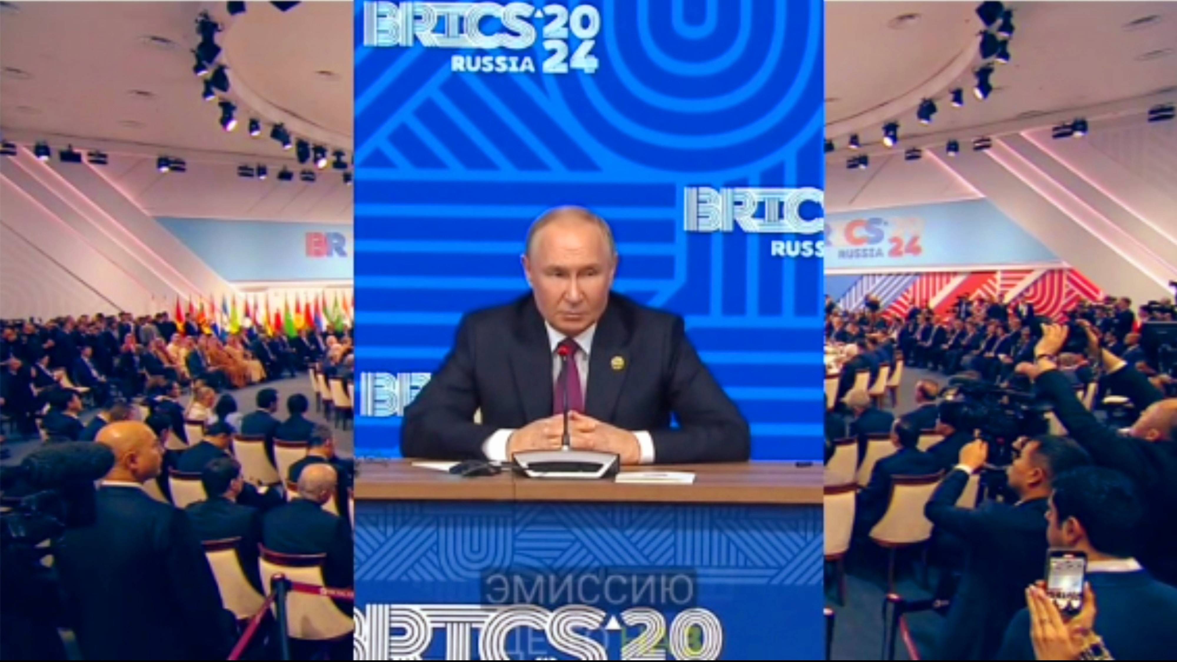 🔥США и Евросоюз потребляют больше, чем производят и зарабатывают — Путин🇷🇺 смотреть онлайн