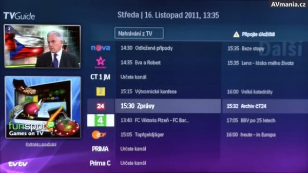 Televizor Philips DesignLine 42PDL7906H/12 - uživatelské prostředí