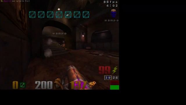 Q3A (Quake 3 Arena) Excessive Plus Mod. Railgun. WIN. GET FRAGGED! It's like debating vegans! смотреть онлайн