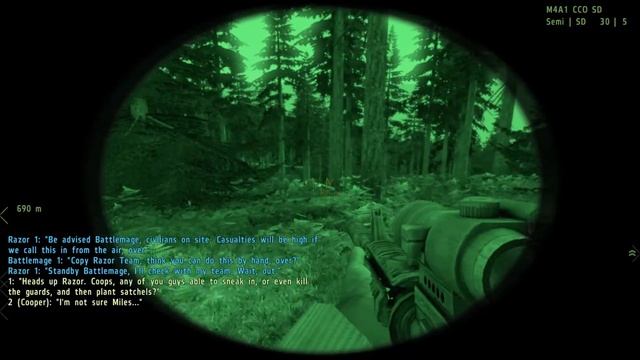 Arma2OA Operation Harvest Red Campain Mission 1 смотреть онлайн