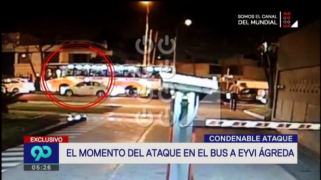 Eyvi Ágreda: el momento del cobarde ataque de Carlos Javier Hualpa смотреть онлайн