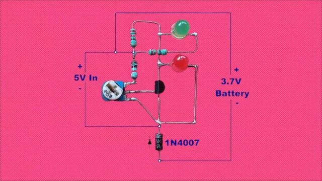Make 3.7V Automatic Battery Charger Single Transistor | LiPo Battery Charger смотреть онлайн