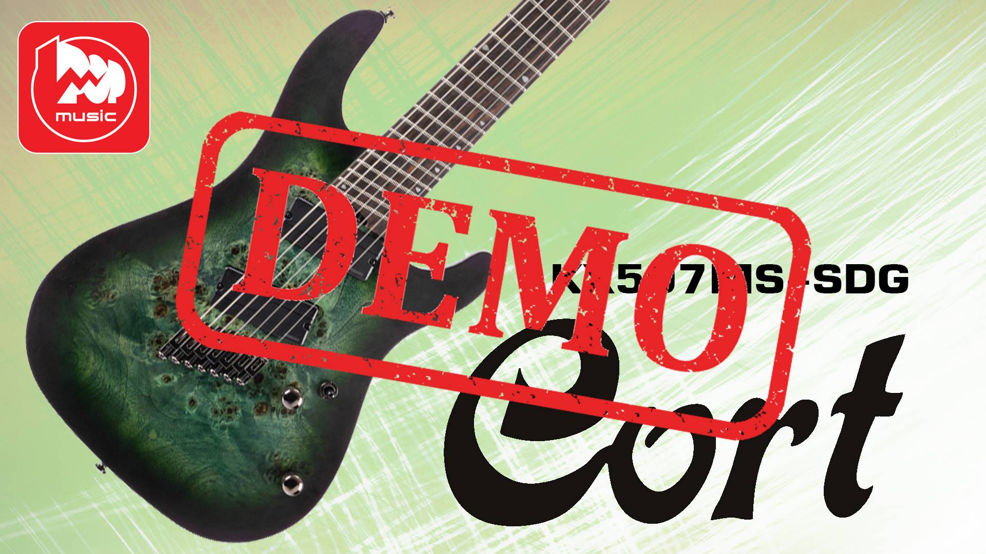 Электрогитара CORT KX507MS - демонстрация звучания смотреть онлайн