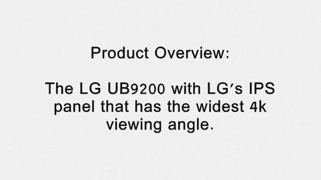 LG Electronics 65UB9200 65-Inch 4k Ultra HD 120Hz Smart LED TV смотреть онлайн