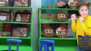 Mukbang Korea Convenience Store FIRE NOODLES EATING by HIU 하이유