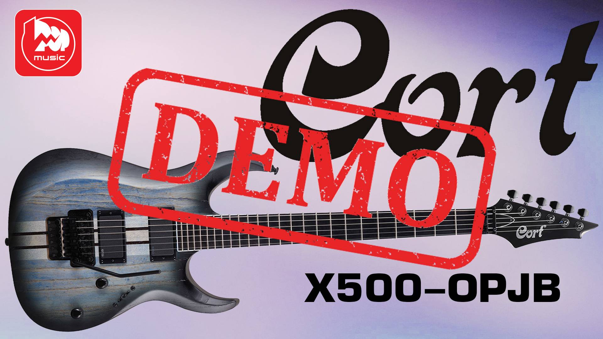 Электрогитара CORT X500 - демонстрация звучания смотреть онлайн