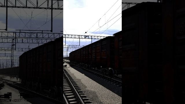 Trainz 22, «ЧМЭ3-3245 и ЧМЭ3-3232 отправляются со станции Замчалово» смотреть онлайн