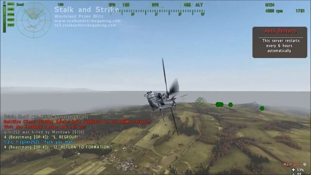 Arma 2 OA Wasteland UH1Y vs. Blufor смотреть онлайн