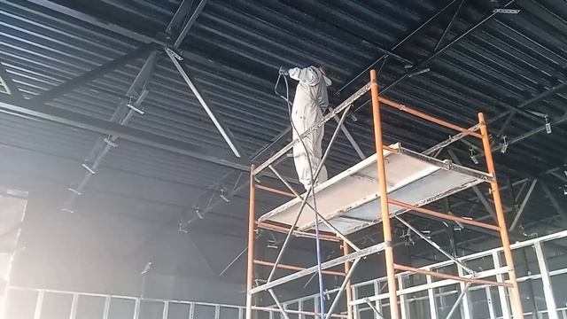 Применение Броня Огнезащита на металлоконструкциях магазина Магнит и Магнит Косметик г. Волгоград смотреть онлайн