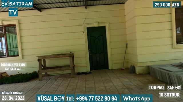GÖRADİLDƏ BAĞ EVİ SATILIR/Недвижимость в Баку / EV SATIRAM TV/ bag evleri /ev satışı /emlak az смотреть онлайн