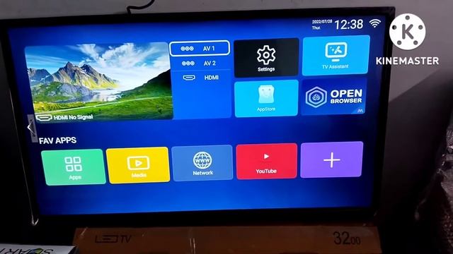 Smart LED TV Android 40'' Brand New How To connect WiFi WiFi kaise Connect kare смотреть онлайн