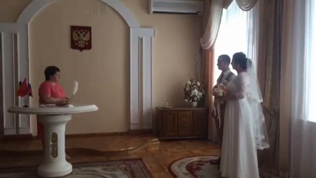 Свадьба Владимира и Анастасии. Роспись, загс. смотреть онлайн