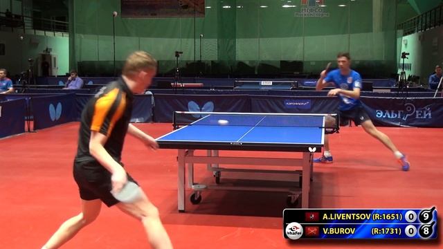 ЛИВЕНЦОВ - БУРОВ 3 #RUSSIAN #Team #Championships #tabletennis #настольныйтеннис смотреть онлайн