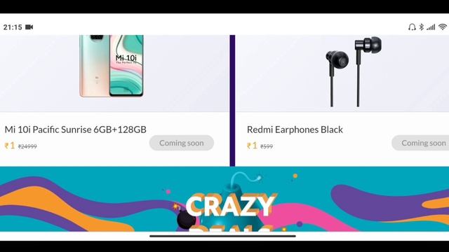 Mi Fan Festival Sale Start | Mi ₹ 1 Flash Sale | Buy Mi 10i, Redmi Note 10 Pro MAX 🔥 смотреть онлайн