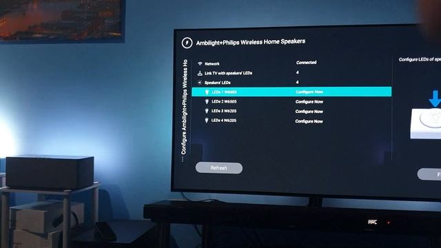 Philips 55oled 856/12 With PhilipsTAW6505 & Philips TAW6205 Wireless Home Speakers