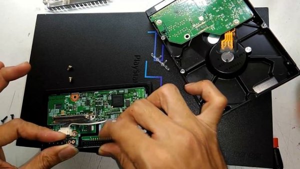 Official Sony PS2 PlayStation 2 Network adapter does not fit into WD brand IDE hard drive MOD DIY