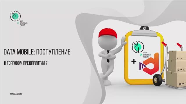 Получение товаров в Торговом предприятии 7 с помощью продуктов DataMobile смотреть онлайн
