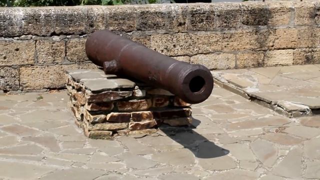 Футаж. Пушкарь и пушка. смотреть онлайн