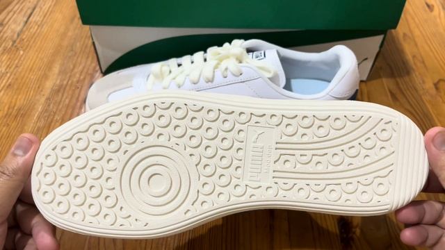PUMA Army Trainer Shoes US 8 puma white-warm white Unboxing смотреть онлайн