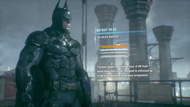 BATMAN ARKHAM KNIGHT BATSUIT V8.03 COSTUME SKIN смотреть онлайн