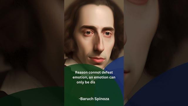 Reason can not defeat emotion | Baruch Spinoza смотреть онлайн
