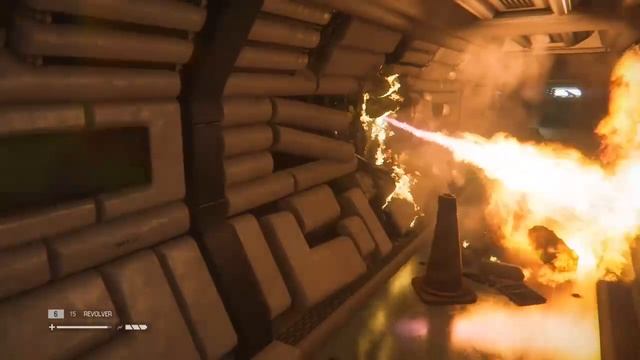 Totally scared by fire and then Alien | Alien: Isolation смотреть онлайн