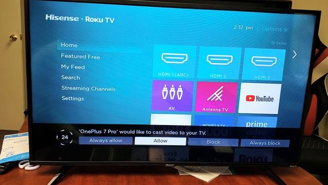 OnePlus 5/6/7/8: How to Cast Screen (Wireless Display) to Hisense Smart TV смотреть онлайн
