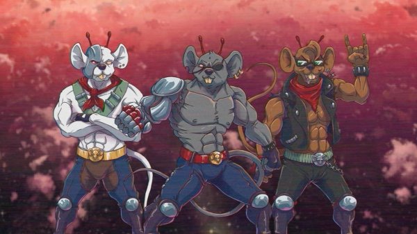 Мыши-рокеры с Марса – 2 сезон 34 серия «Лапки кверху» / Biker Mice from Mars