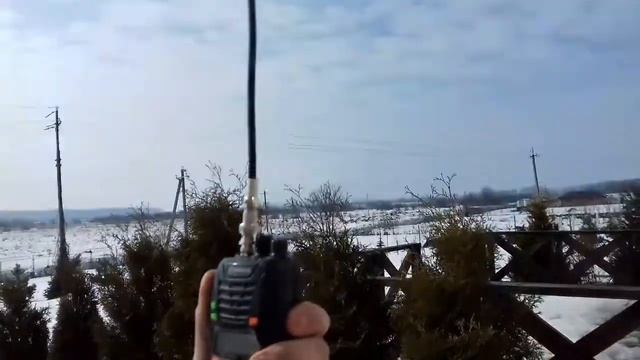 Проверка антенн Вертикал и Диполь дальность 18 км смотреть онлайн